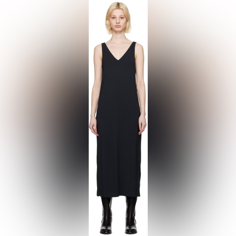 Rag & Bone Elegant Black Midi Dress